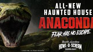 BUSCH GARDENS TRAZ “ANACONDA” PARA O HOWL-O-SCREAM NESTA TEMPORADA